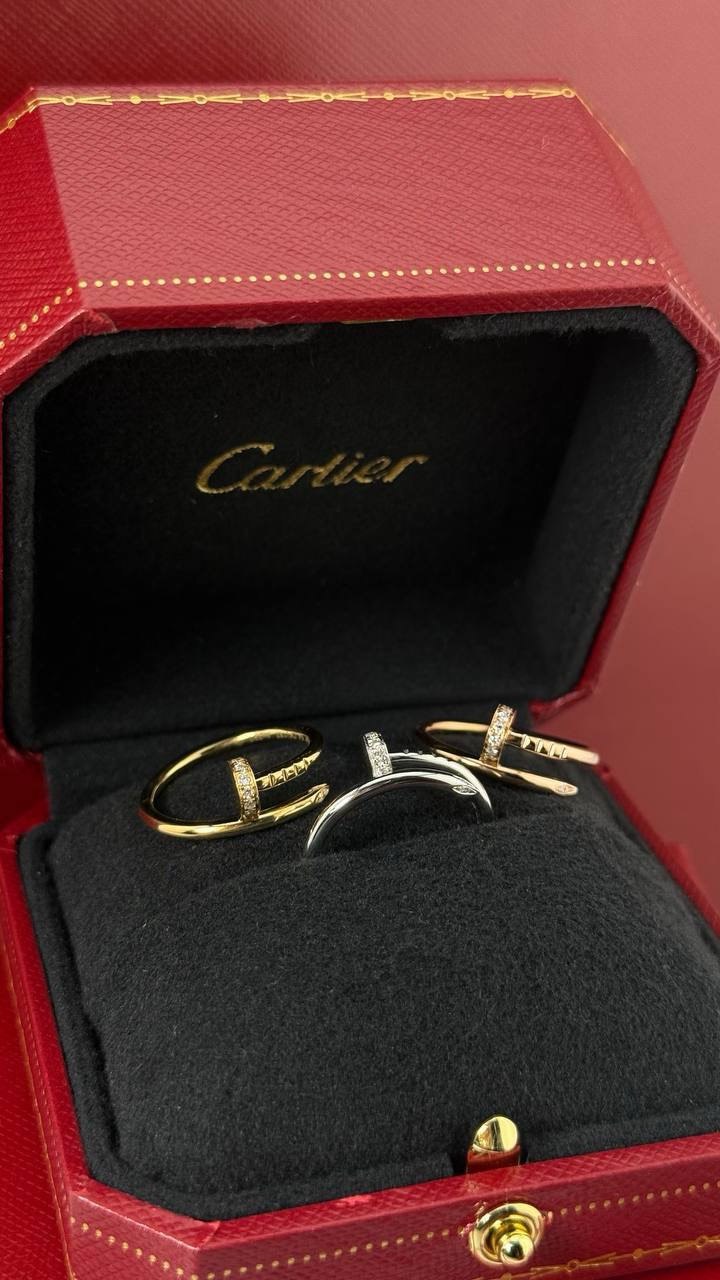 Juste un Clou Ring, klassisches Modell, mit Diamanten