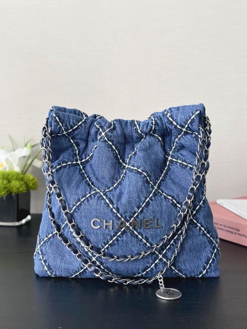 Chanel 22 Denim – 1:1 Replika Tasche aus Jeansstoff