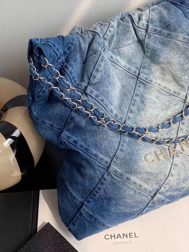 Chanel 22 Denim – 1:1 Replika Tasche aus Jeansstoff